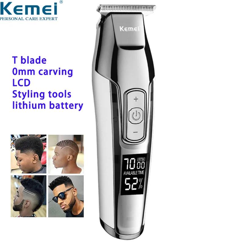 Kemei ̹߻   Ŭ LCD ÷ 0mm Baldheaded   Ʈ  DIY Ŀ  ̹ 